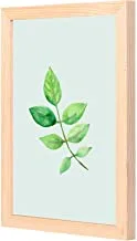 LOWHA small tree part Wall Art with Pan Wood framed Ready to hang for home, bed room, office living room Home decor hand made wooden color 23 x 33cm By LOWHA