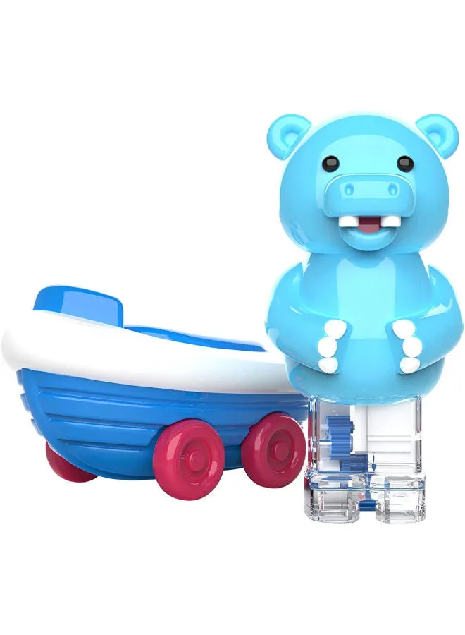 Educational Insights Zoomigos Hippo & Boat Car