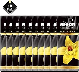 Areon - Air freshener Mon Vanilla Black - (Pack of 10)