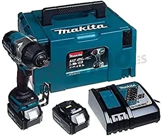 Makita Cordless Impact Wrench With Battery, 18Vli-Ion - Dtw1001Rtj