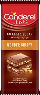 Canderel Wonder Crispy Milk Chocolate Slab 100 g, Brown