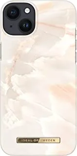 IDeal Of Sweden Fashion Case iPhone 14P Rose Pearl Marble