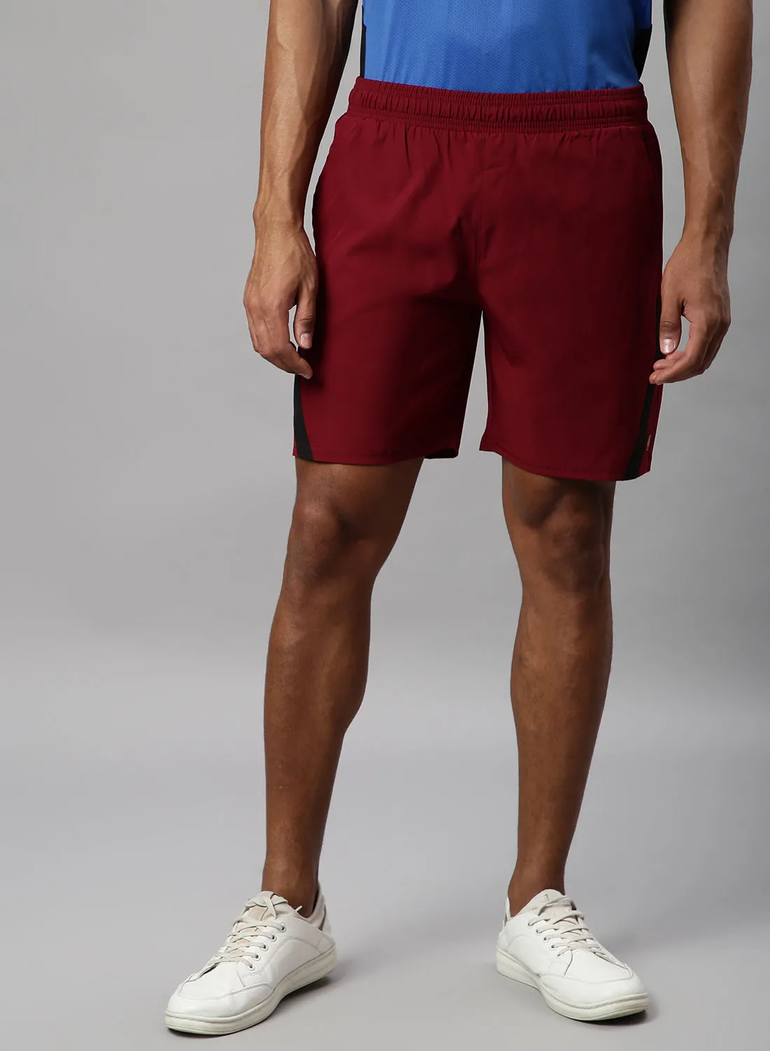 Athletiq Essential Sports Drawstring Shorts Maroon