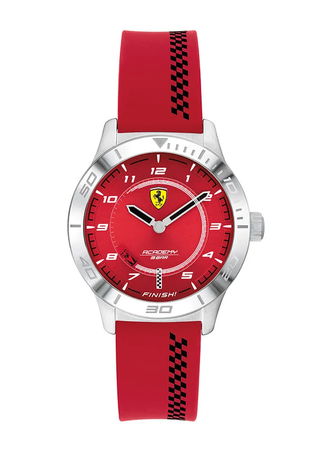 Scuderia Ferrari Kids' Academy Unisex Red Dial Watch - 0810028