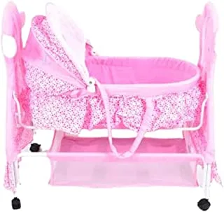 Amla Baby BD-181P Crib Bed, Pink