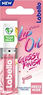 Labello Lip Oil, Moisturising Lip Care, Dress Nude, 5.5 ml