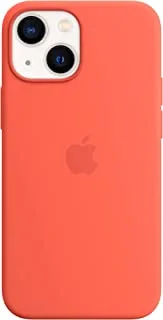 Apple Silicone Case with MagSafe (for iPhone 13 mini) - Nectarine