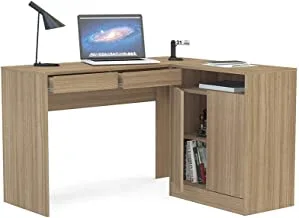 بوليتورنو 1230 مكتب خشبي متعدد الاستخدامات ، بني