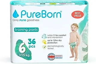 PureBorn Pull ups Double Pack Size 6 - XL 36's