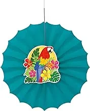 Tropical island luau party fan decoration
