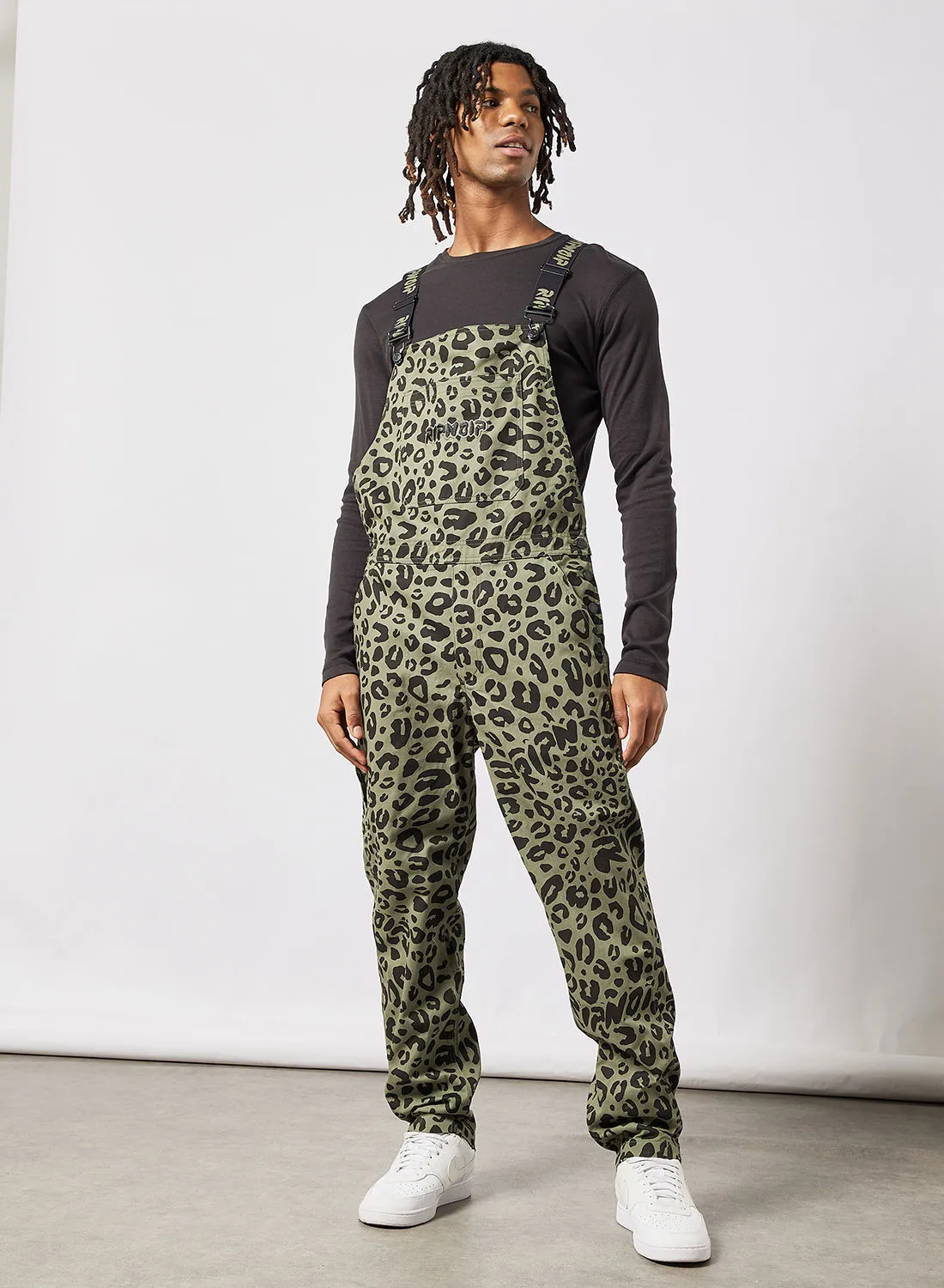 RIP N DIP Spotted Cotton Twill Overalls
