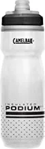 زجاجة مياه للدراجة معزولة بالبرودة ومبردة من كاميلباك 21 أونصة ، أبيض / أسود