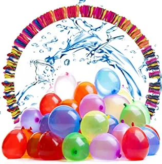 MumooBear Water Balloons (111) Pcs Quick Fill Self Sealing Bunch of Balloons in 3 Refill Kits for Summer Beach Pool Games Water Balloon Bombs Birthday Party Splash Fight different sizes