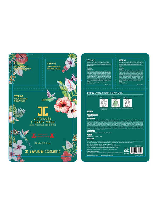 JAYJUN 3 Step Anti Dust Therapy Mask Clear 27ml