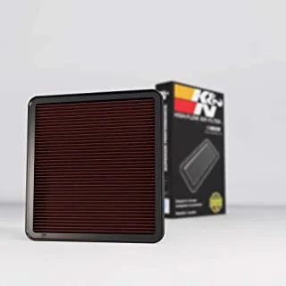 K&N Engine Air Filter: High Performance, Premium, Washable, Replacement Filter: 2007-2019 Toyota/Lexus V8 Truck and SUV (Land Cruiser, Tundra, Sequoia, LX 570), 33-2387