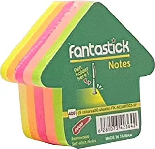 Fantastick Sticky Note 5 Color Arrow Shape