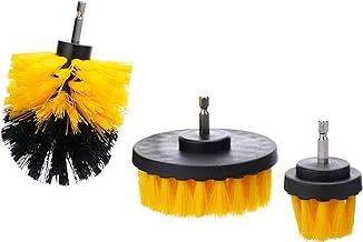 SHOWAY Drill Brush 3 Ways Multifunction Power Brush Cleaner Scrubbing Brushes Household Cleaning Tool for Bathroom Surface