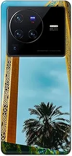 جراب خلفي بتصميم مطفي اللون بطباعة دبي من Khaalis لهاتف Vivo X80 Pro 5G - K208134