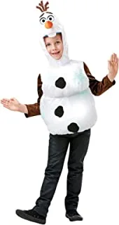 Rubie's Official Disney Frozen 2, Olaf Snowman Tabard, Childs Costume Top, Size Medium Age 5-6 Years