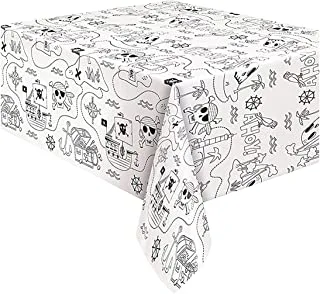 Ahoy Pirate Colouring Paper Table cover