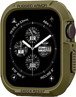 سبيجن Apple Watch Series 7 (45mm) / 6 / Se / 5/4 (44mm) Case Rugged Armor Olive Green