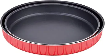Mister Cook Non-Stick Round Oven Tray Set (34-38Cm)