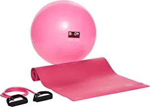 Body Sculpture SOLX-BB-636DPK-B Yoga Set Plus, Pink