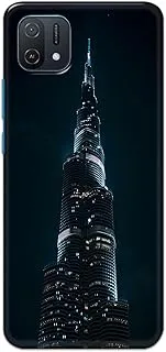 Khaalis Dubai print Black matte finish designer shell case back cover for Oppo A16k - K208112