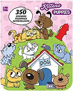 Kitten And Puppies Sticker Book 10