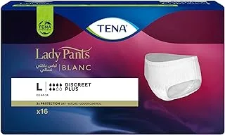 TENA Lady Pants, Discreet Plus, Large, 16 Count