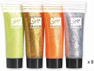 The Colours - 8 Tubes Of Glitter Gel