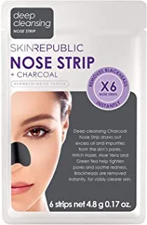 Nose Strips + Charcoal deep cleansing (6 pairs)