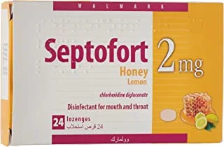 Septofort Honey Lemon 2 mg Lozenges 24-Pack