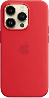 جراب Apple iPhone 14 Pro من السيليكون مع MagSafe - (PRODUCT) أحمر