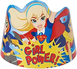 DC Superhero Girls Paper Tiara 8pcs
