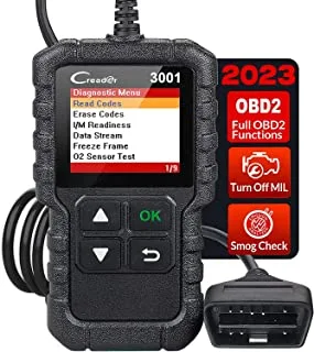 LAUNCH Creader 3001 OBD2 Scanner Automotive Car Diagnostic Check Engine Light O2 Sensor Systems OBD Code Readers Scan Tool for All OBDII Protocol Cars Since 1996