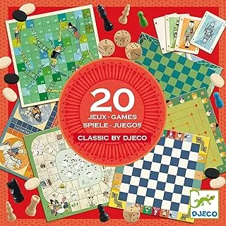 Djeco Box of 20 Classic Games