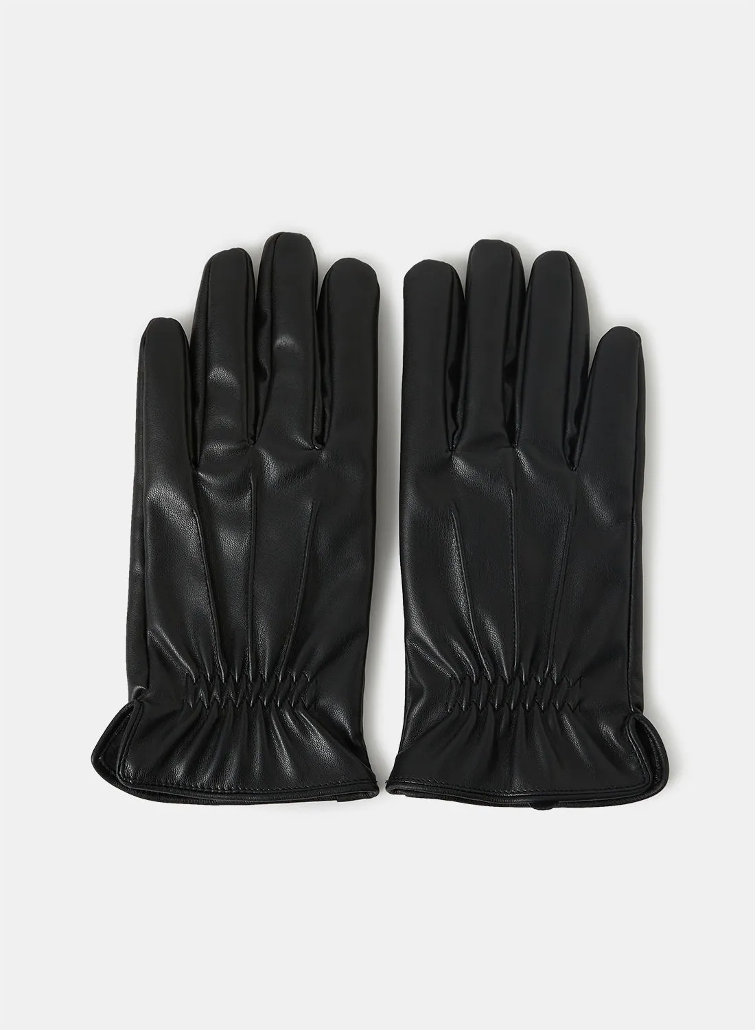 JACK & JONES Celias Ruched PU Gloves