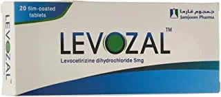 Levozal 5mg Tablets 20-Pack
