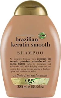 OGX, Shampoo, Ever Straightening+ Brazilian Keratin Smooth, 385ml