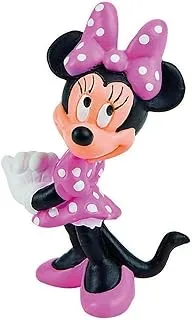 Bullyland Disney Minnie Mouse Figurine Cake Topper Toy Collectible, 7cm