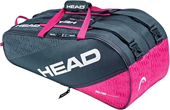 HEAD Elite 9R Supercombi Kit Bag (Anthracite/Pink)