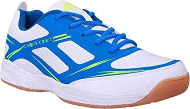 Nivia Super Court Badminton Shoe 3NavyBlue/Lime, 39203, 3 UK