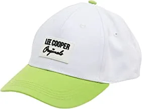 Lee Cooper Patch Detail Cap with Buckled Strap Closure