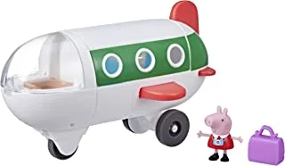 لعبة Peppa Pig Peppa Adventures Air Peppa Airplane لمرحلة ما قبل المدرسة: عجلات دوارة ، 1 شكل ، 1 ملحق ؛ الأعمار من 3 سنوات وما فوق