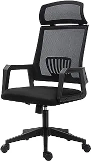 ECVV Home Office Desk Chair Ergonomic Office Chairs, Mesh Desk Chair with Adjustable Seat Height and Headrest, High Back Computer Chair