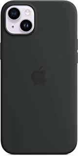 جراب سيليكون لهاتف Apple iPhone 14 Plus مع MagSafe - منتصف الليل