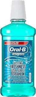 Oral B Complete Lasting Freshness Cool Mint Mouthwash, 500 ml
