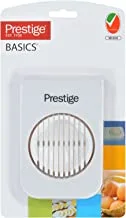 Prestige Stainless Steel Egg Slicer | Handy and Lightweight | Quick Slicing | Easy to clean-White