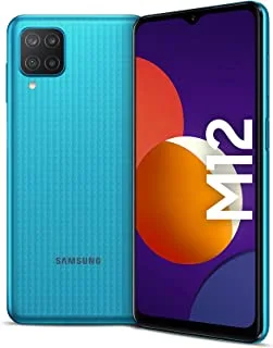 SAMSUNG Galaxy M12 Dual SIM Smartphone - 64GB, 4GB RAM, 4G LTE, Green (KSA Version)